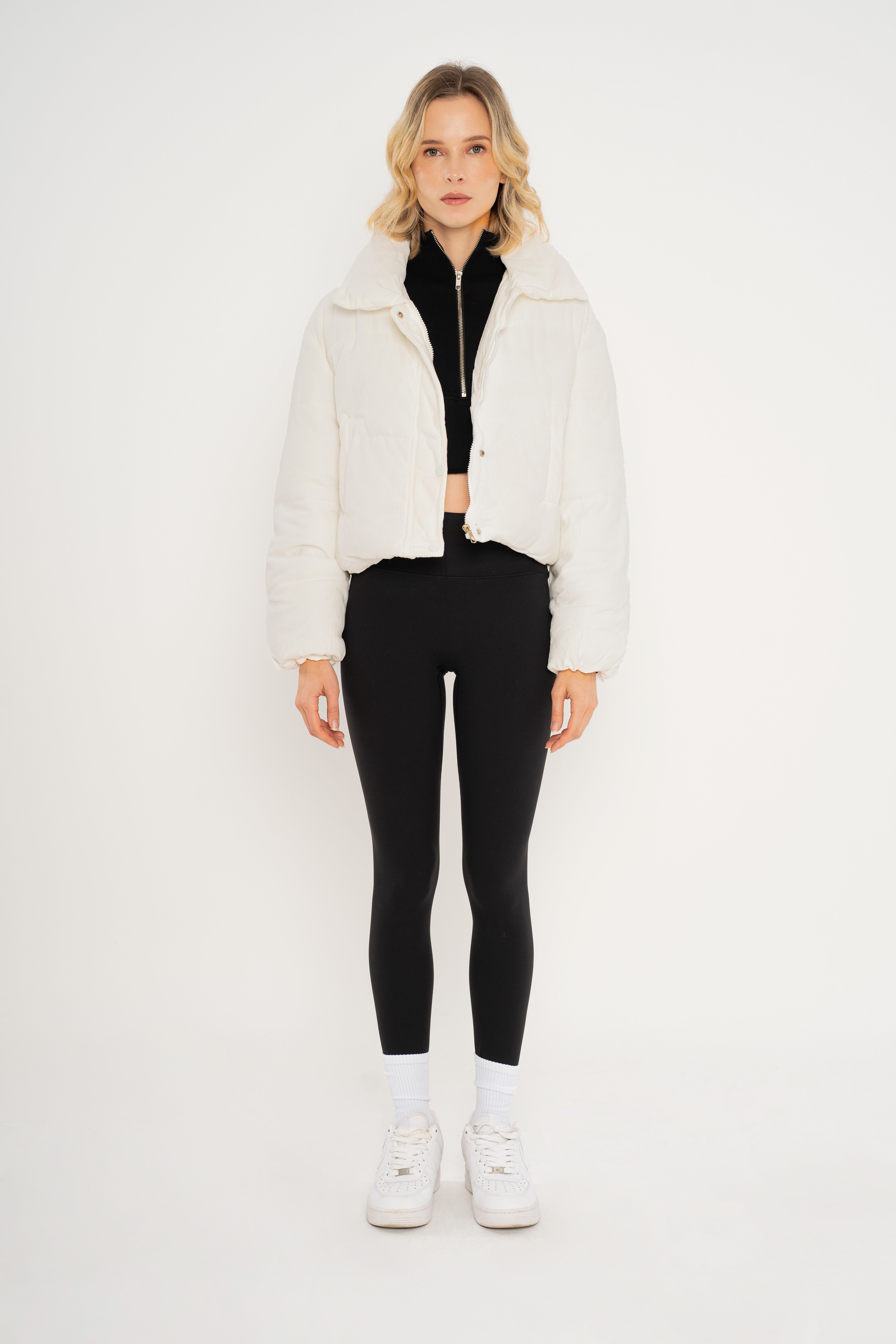 Chaqueta Mujer Elegance Puffer de Pana