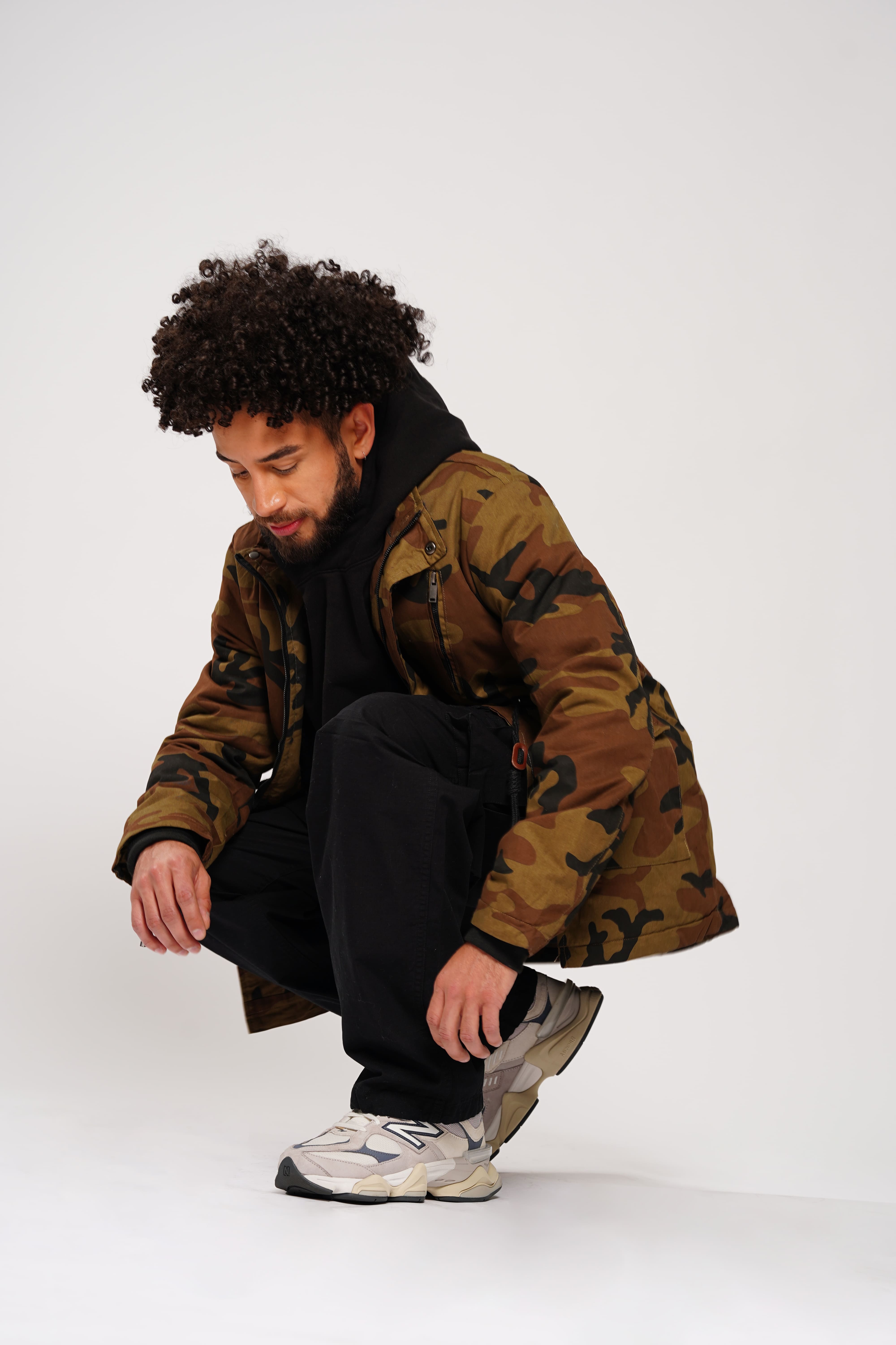 Chaqueta Hombre Explorer Parka Camuflada