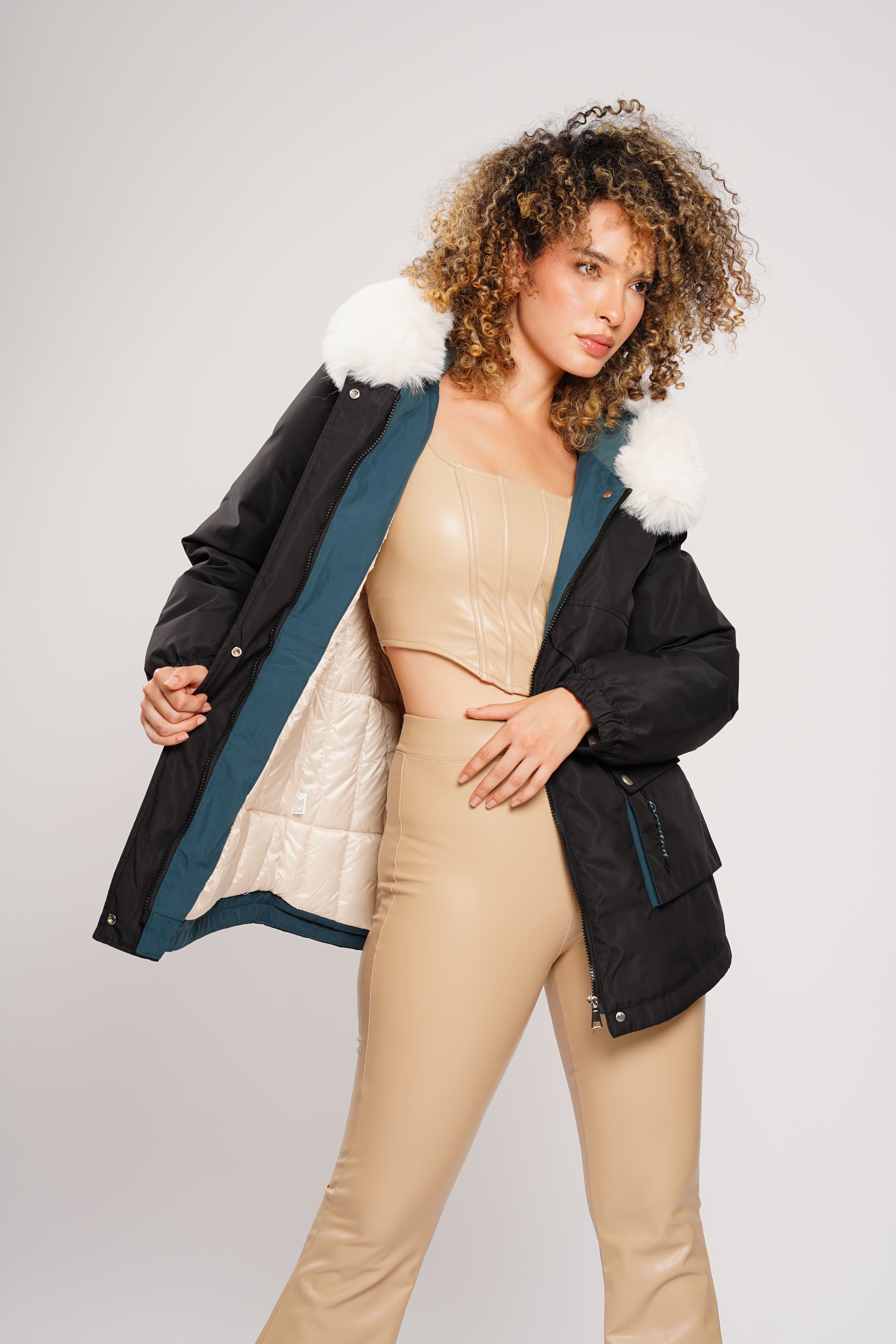 Chaqueta Mujer Parka Snow Impermeable