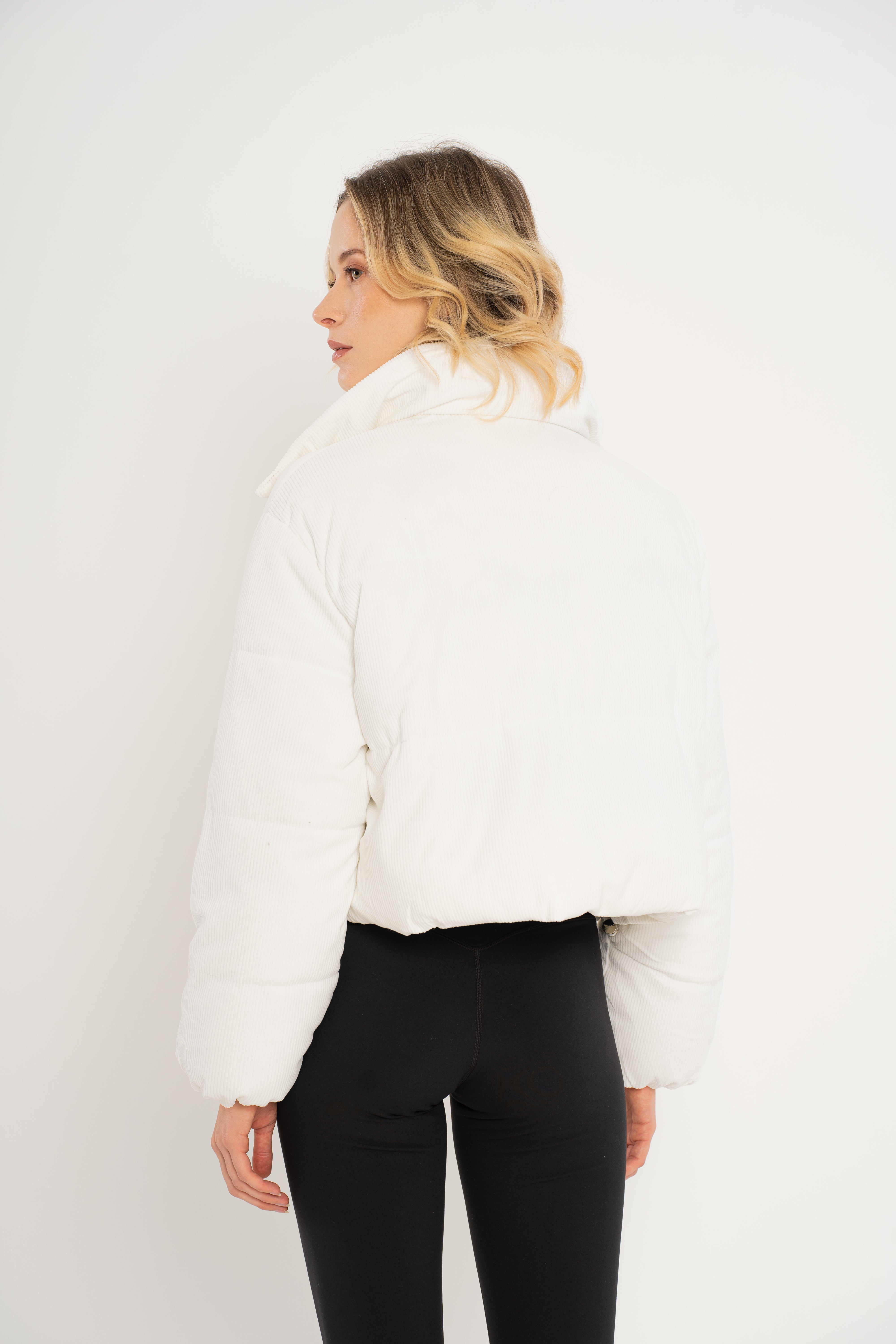 Chaqueta Mujer Elegance Puffer de Pana