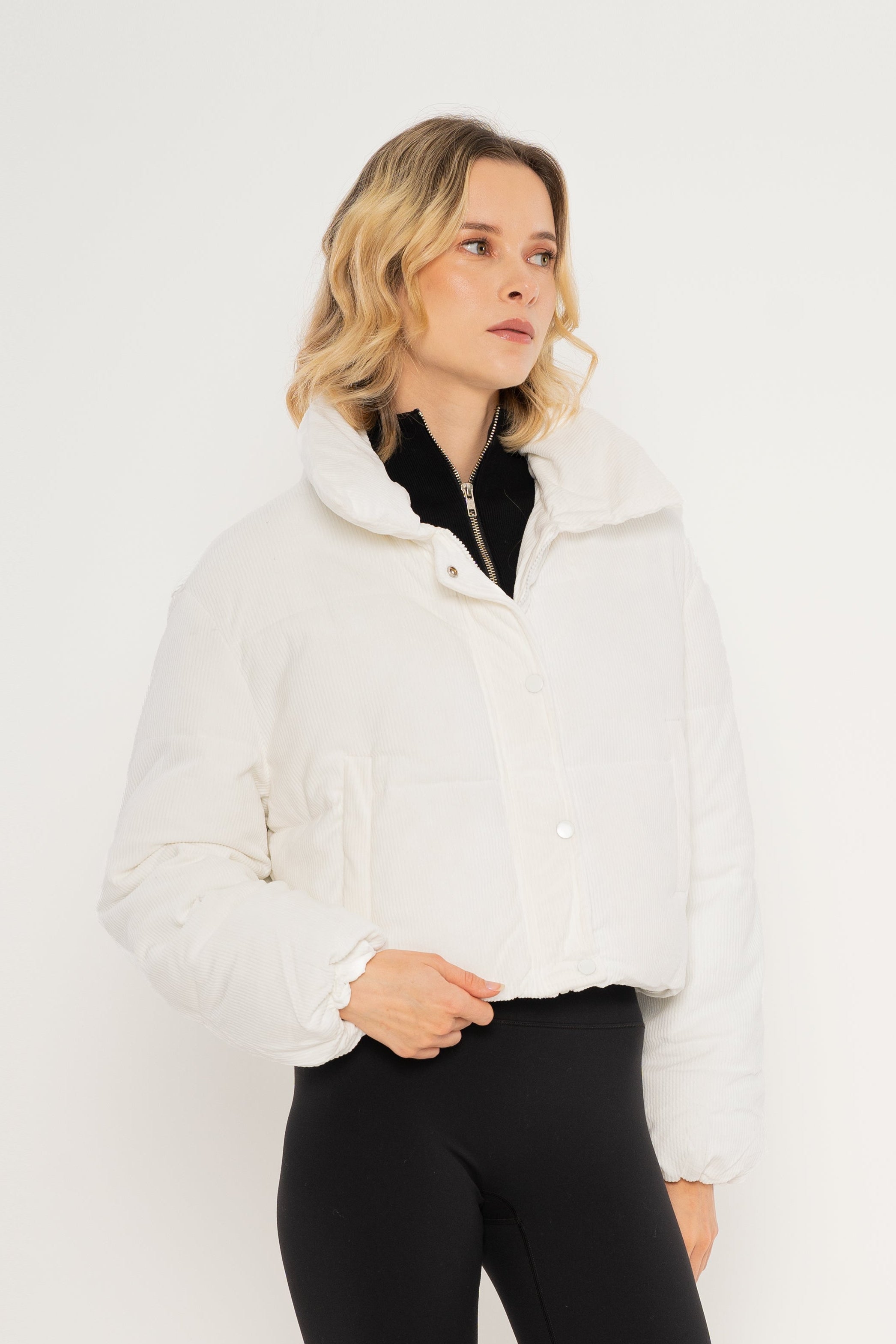 Chaqueta Mujer Elegance Puffer de Pana