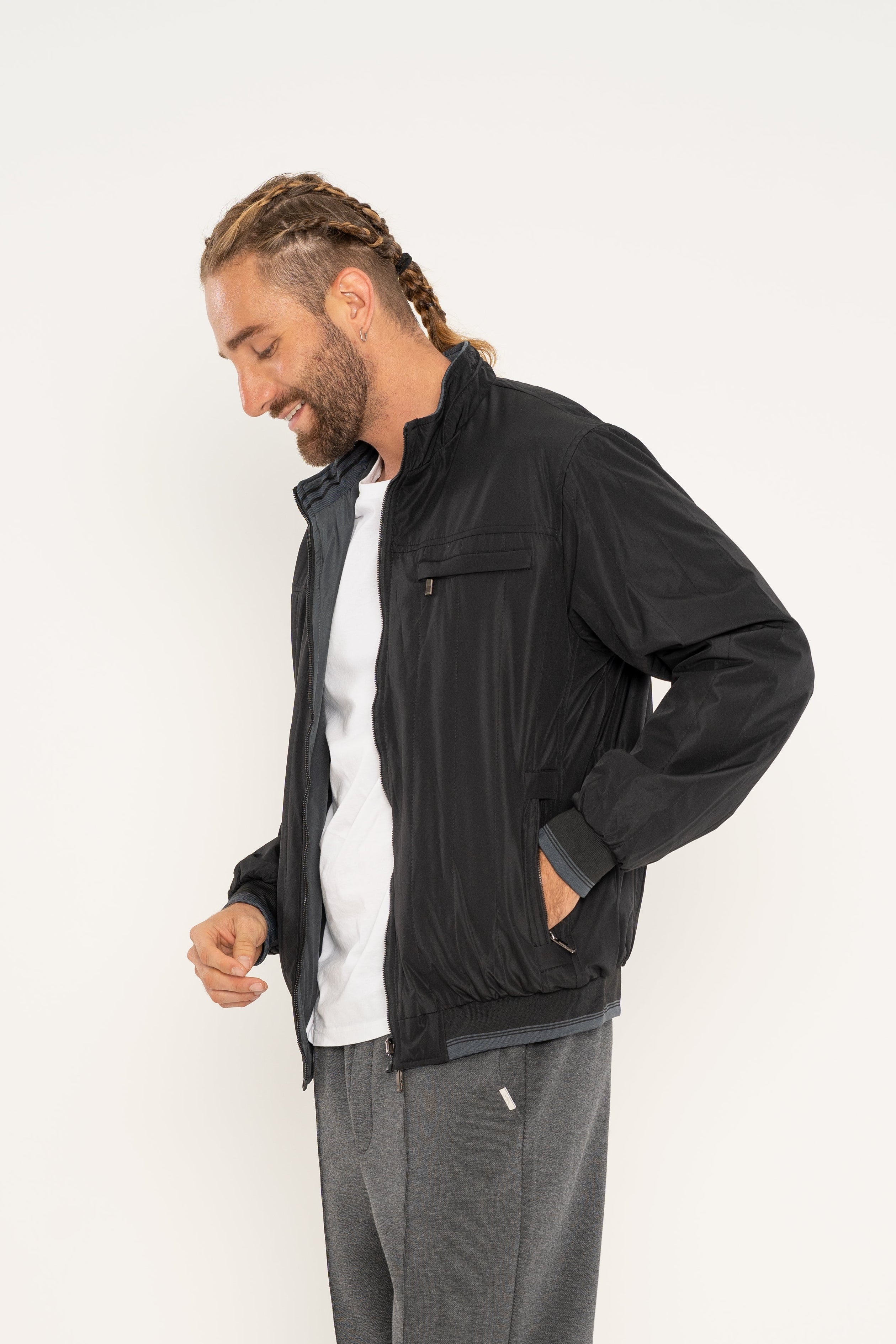 Chaqueta Hombre Reverso Doble-Faz