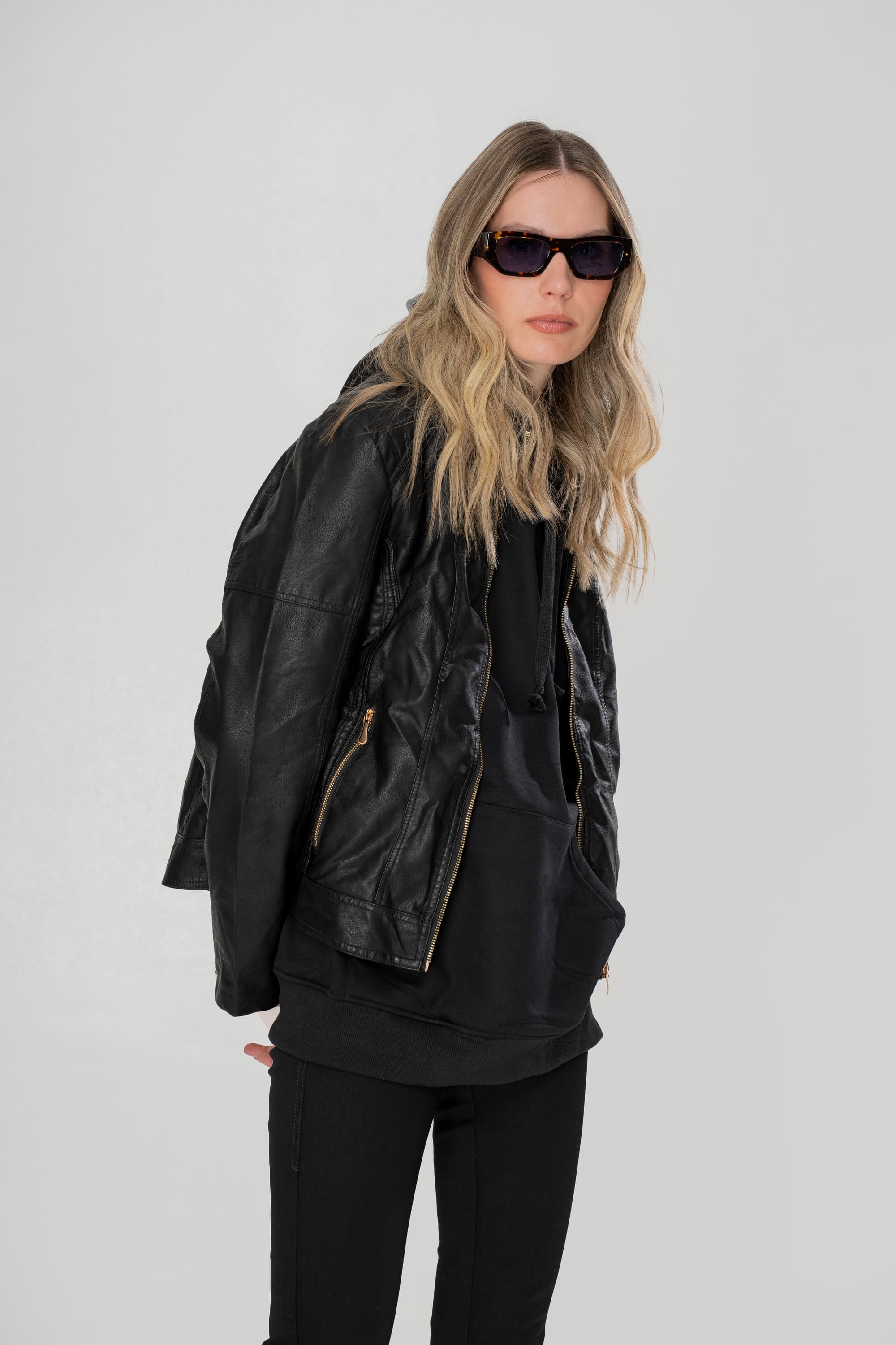 Chaqueta Mujer Fierce Cuero